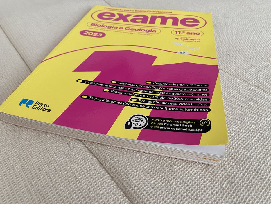 Livro Preparação para o exame - Biologia e Geologia 11.ºano