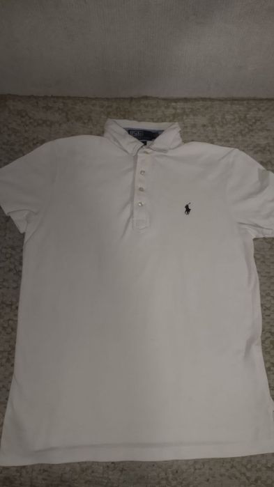Поло Polo Ralph Lauren, біле М, Оригінал