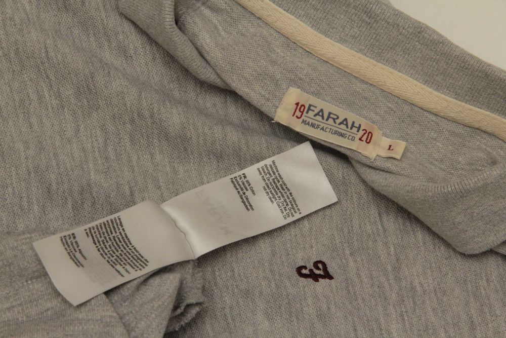 FARAH рр L поло из хлопка плетения пике