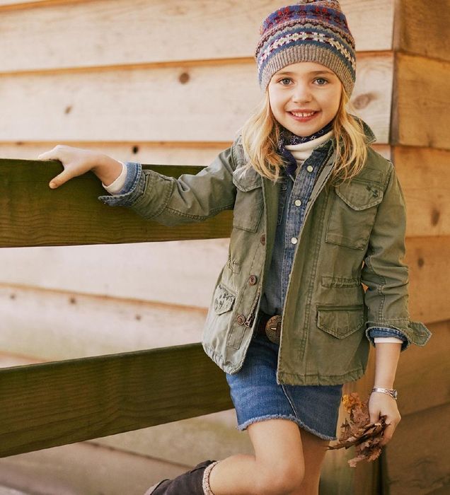 Polo Ralph Lauren Милитари Лёгкая Куртка детская для девочки на 4 года