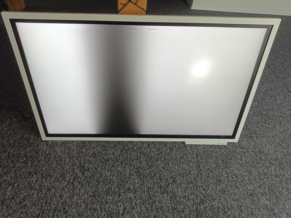 Monitor Samsung Flip 1 WM55H interaktywny 4K Wada podświetlenia