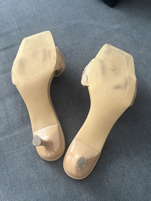 Sandały, klapki, buty letnie na obcasie DeeZee, kaczuszka