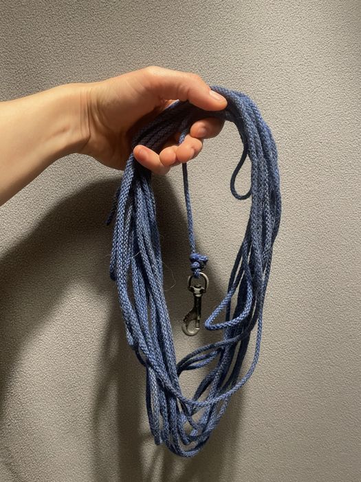 Smycz treningowa dla psa 10m niebieska