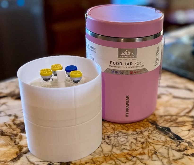 Divisória Porta-Frascos para Garrafa Térmica Hydrapeak 32oz