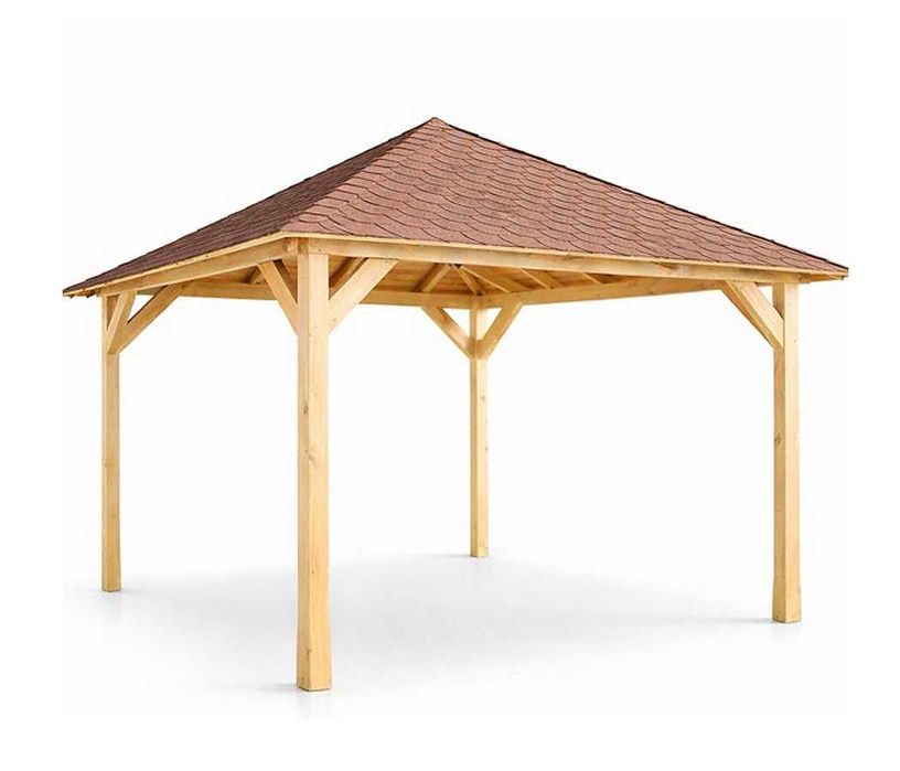Altana ogrodowa Merida 354x354cm słupki 90x90 mm