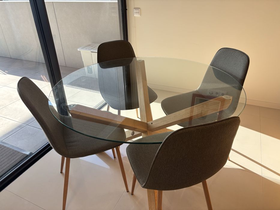 Mesa vidro Jysk AGGERBY 119cm