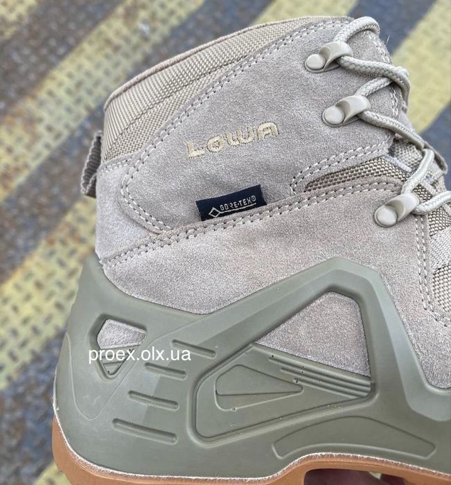Тактичні берці Lowa Zephyr GTX койот замшеві військові Gore-Tex