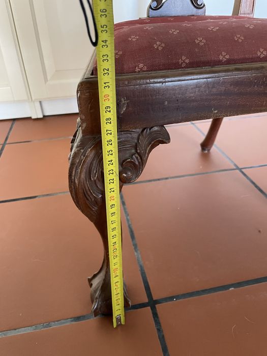 Pequena cadeira, estilo inglês