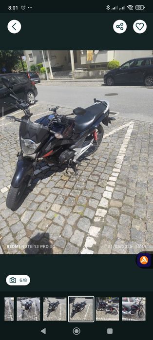 Mota Cb125 f ótimo estado
