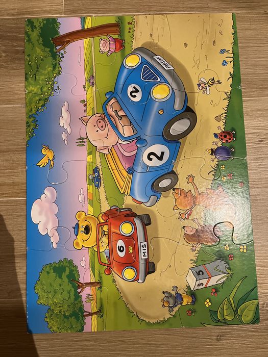 2x Big puzzle dwustronne +opakowanie