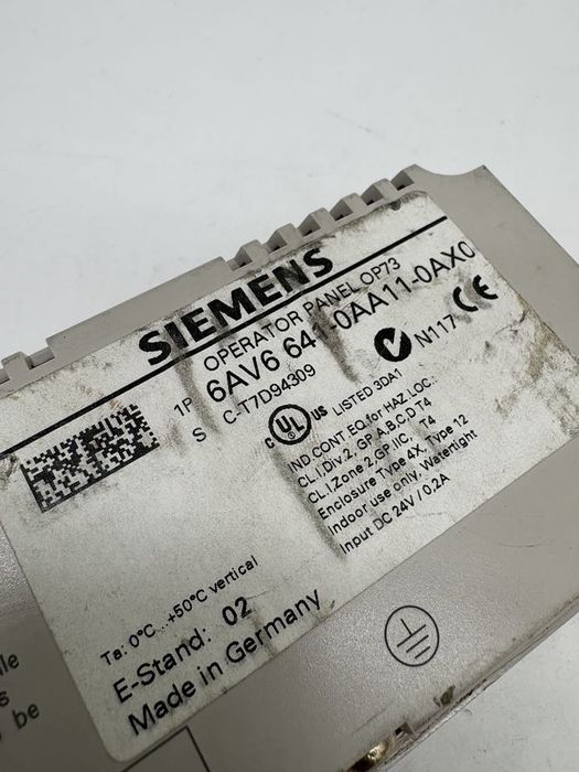 Siemens 6AV6 641-0AA11-0AX0 HMI Panel