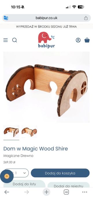 Drewniane klocki Magic Wood