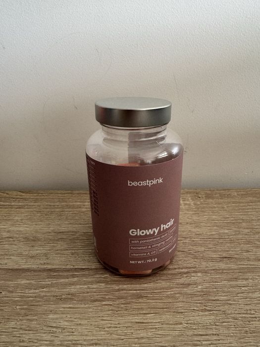 Suplement Beastpink Glowy hear 90 kapsułek