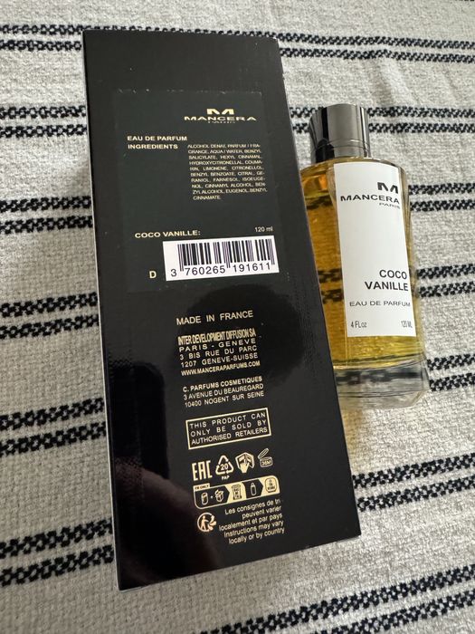 Mancera coco vanille 120 ml nowe