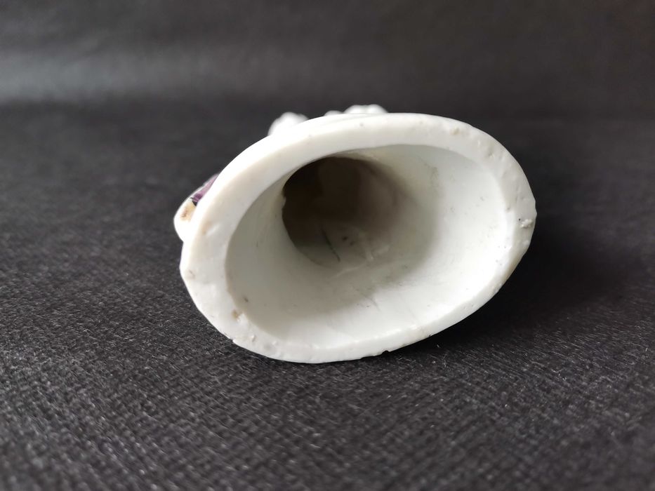 Stara przedwojenna figurka Matka Boska z Dzieciątkiem porcelana Śląska