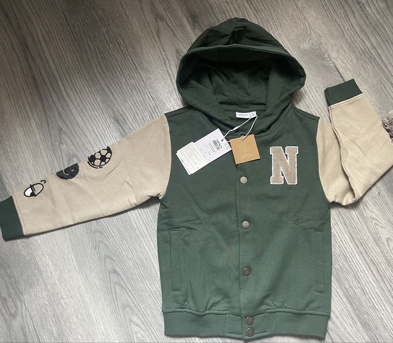 Дитяча толстовка Name it Sander, розмір на 5 років (110 см). НОВА.