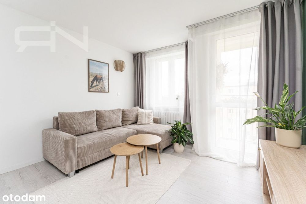 Stylowe 2 pokoje po generalnym remoncie | Balkon