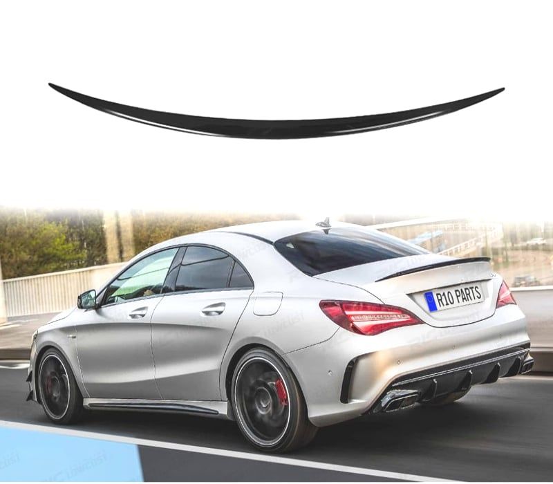 SPOILER ABA MERCEDES CLA C117 13-19 AMG PRETO BRILHANTE