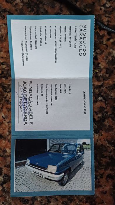 Renault 5 TL clássico