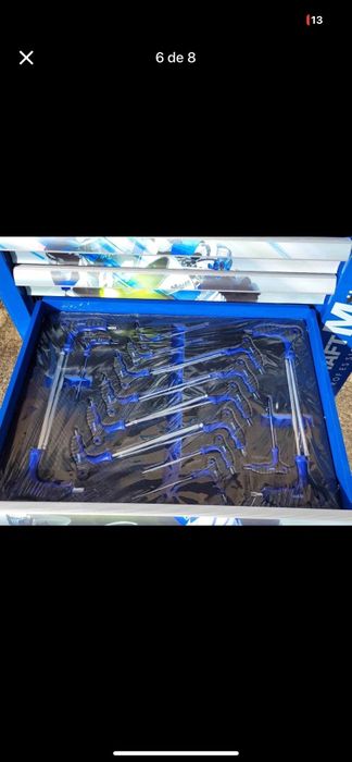 Carrinho de ferramentas Kraft Muller 7 gvetas 6 cheias professional