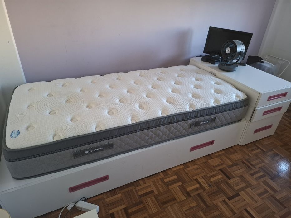 Cama de solteiro 90×1.90cm