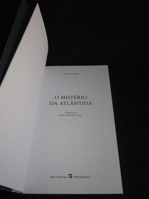 Livro O Mistério da Atlântida David Gibbins