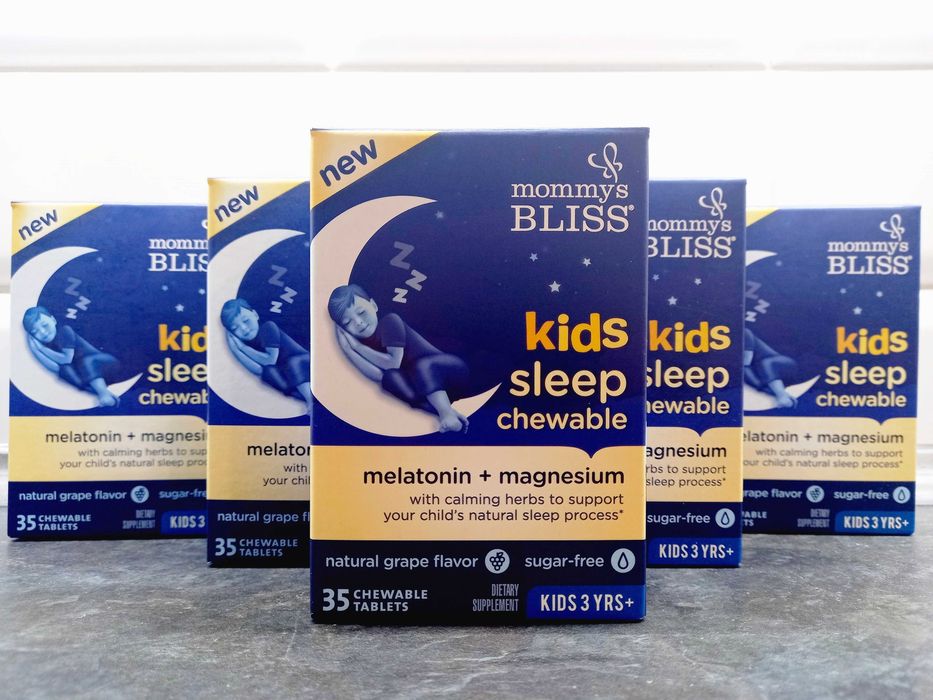 Mommys Bliss, Kids Sleep, Melatonin + Magnesium (35 ж/таб.), для детей
