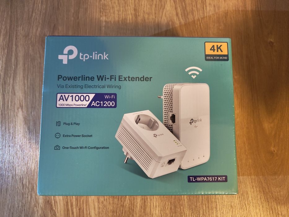 Powerline TP-LINK Kit AC1200 selado com garantia