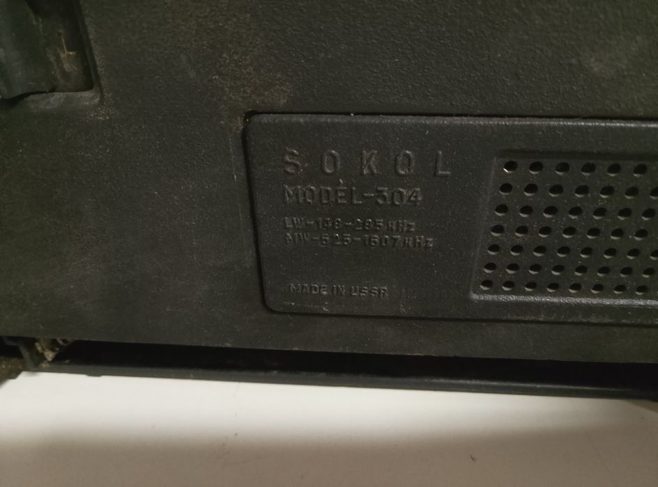 Radio radyjko sokol 304 sokół 304 made in zsrr