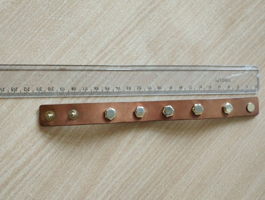 Bransoletka, bransoleta Ochnik skórzana