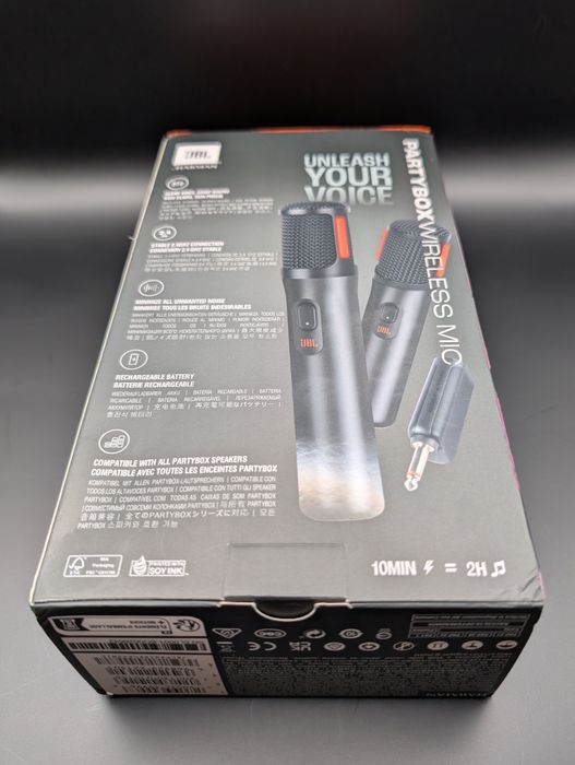 Микрофоны jbl partybox box wireless mic