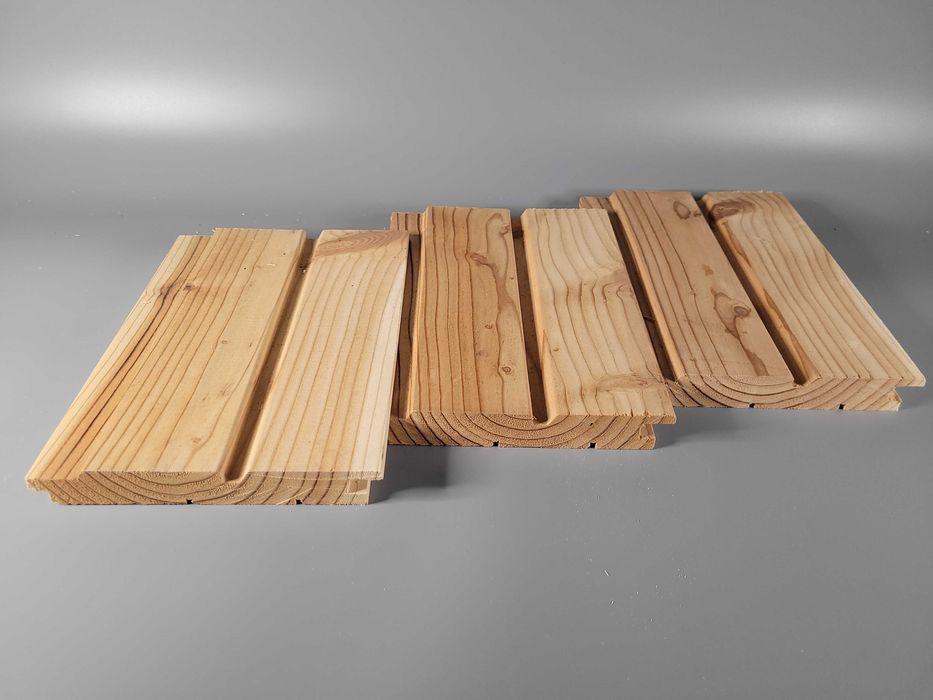 Deska elewacyjna DUO ROMB Modrzew 25mm ŚLĄSK