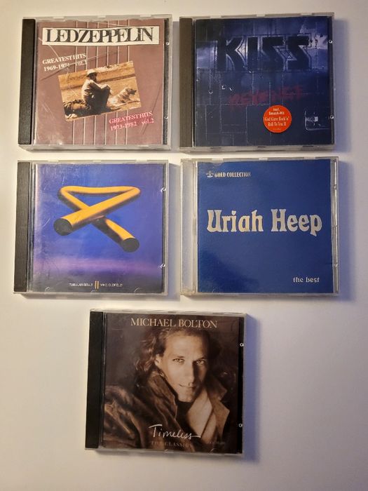 Zestaw pięciu płyt cd z gwiazdami .