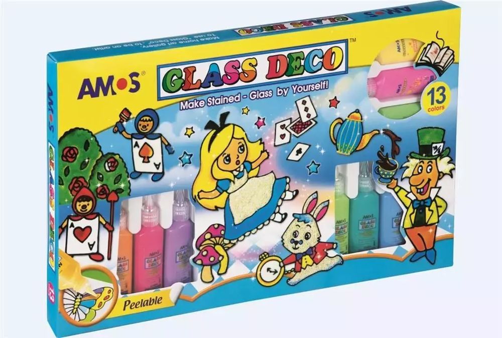 Farby witrażowe (13 kolorów). Nowy Produkt