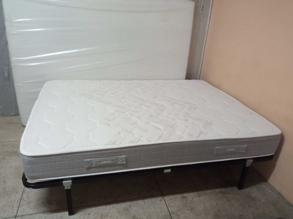 Base cama casal completa