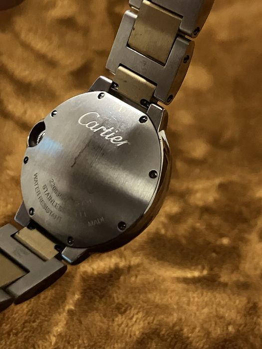 Relogio Cartier prata/dourado