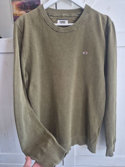 Sweterek khaki Tommy Jeans