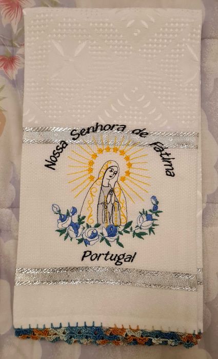 Panos de cozinha com renda, Novos.