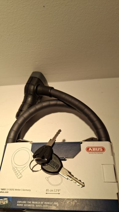 ABUS Microflex 6615K – zapięcie rowerowe, linka, poziom bezpieczeństwa