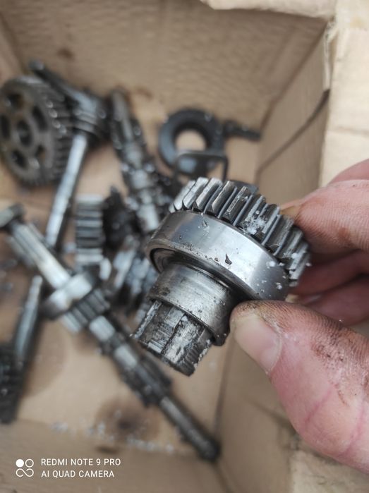 Oryginał ZMD skrzynia biegów WSK 125 automat tryby wałek zdawczy 3.29