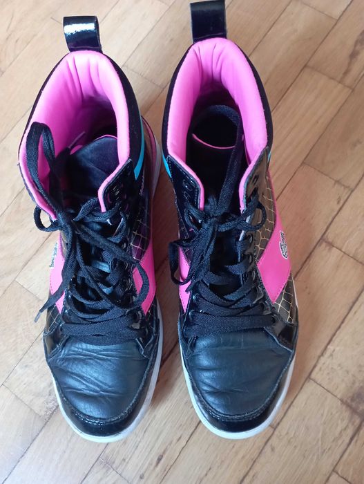 Lacoste кросовки хайтопи шкіряні високі жіночі 37 - 37,5