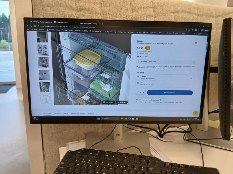 Frigorífico RAKALL encastrar novo