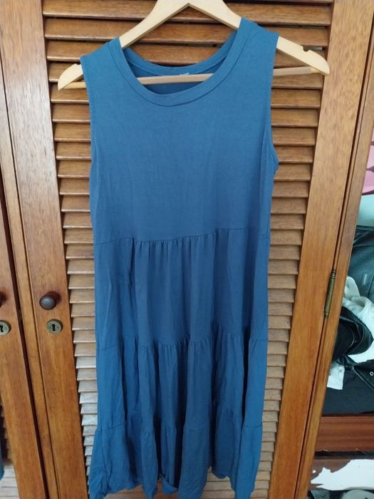 Vestido Azul Petróleo