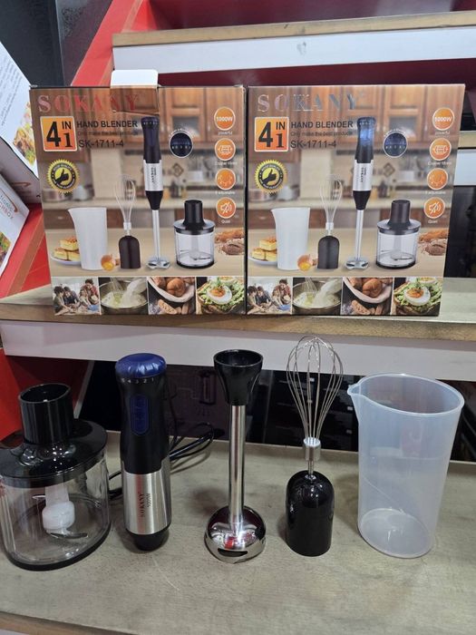 Ручний блендер SOKANY 4-в-1 SK-1711-4