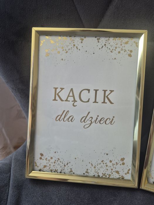 Tabliczki kącik dla dzieci i strefa zero ślub i wesele