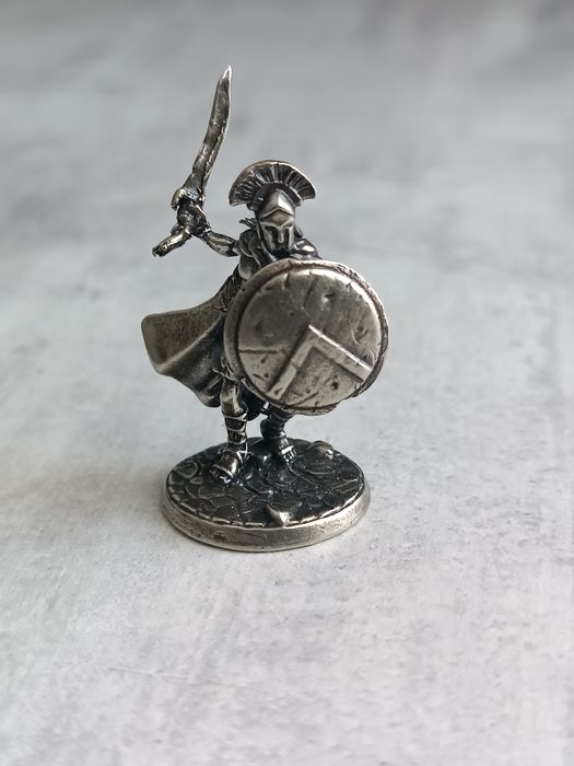 За 4шт оловянные солдатики 35-40мм, греки, викинги, рыцари