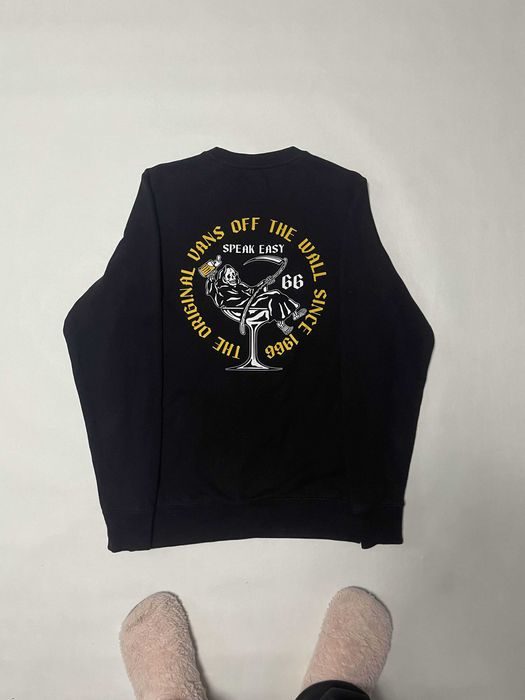 !Оригінал! Світшот-Vans-S,M-чорний