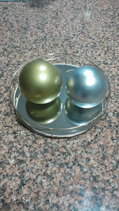 Conjunto de bolas de decoração