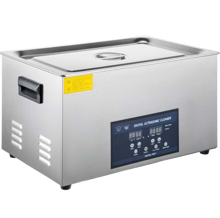 Limpador ultrassônico 30L com aquecedor para limpeza de joias, peças, óculos, dentaduras, discos de vinil e placas de circuito impresso  ultrassonica