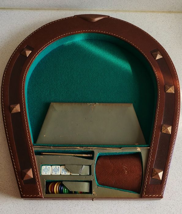 Jogo de Dados Antigo -Ambar
